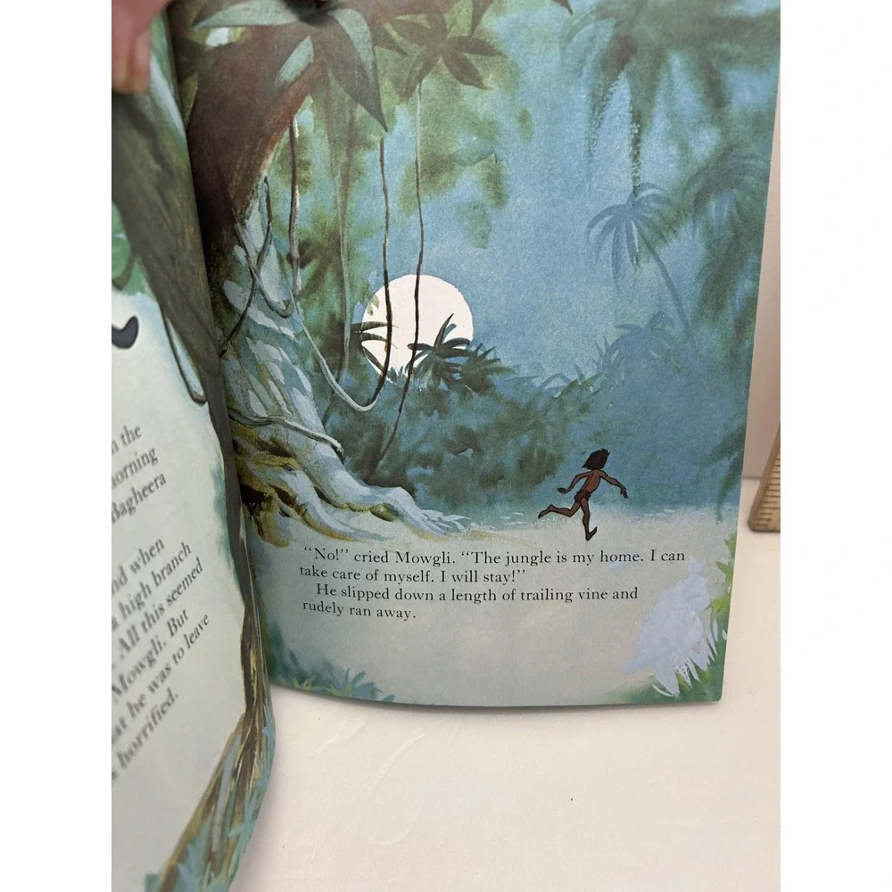 Vintage Walt Disney's The Jungle Book Little Golden Book HC Illustrated USA